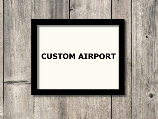 (1) Custom Airport